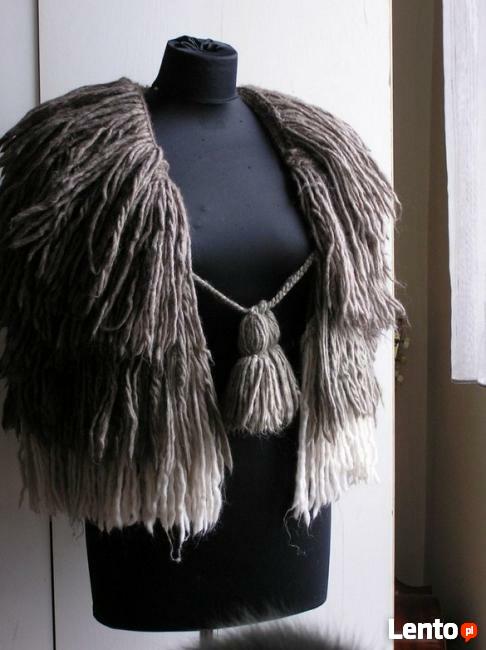 OKAZJA Nauritius KAMIZELKA PONCZO HIT WEŁNIANA-R.M