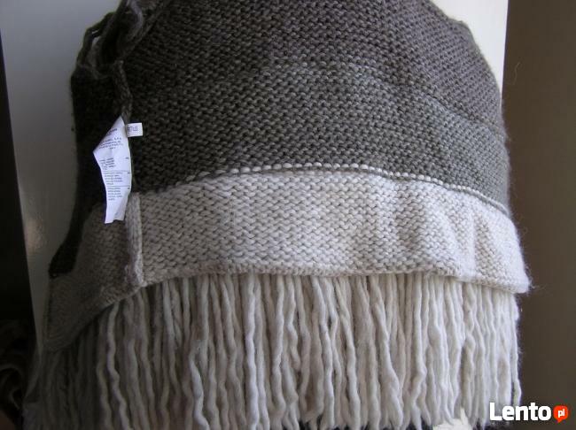 OKAZJA Nauritius KAMIZELKA PONCZO HIT WEŁNIANA-R.M
