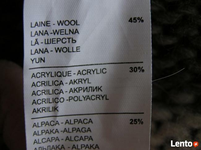 OKAZJA Nauritius KAMIZELKA PONCZO HIT WEŁNIANA-R.M