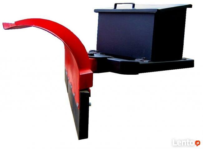 Pług Śnieżny 1800 skrętny do wózka widłowego śniegu