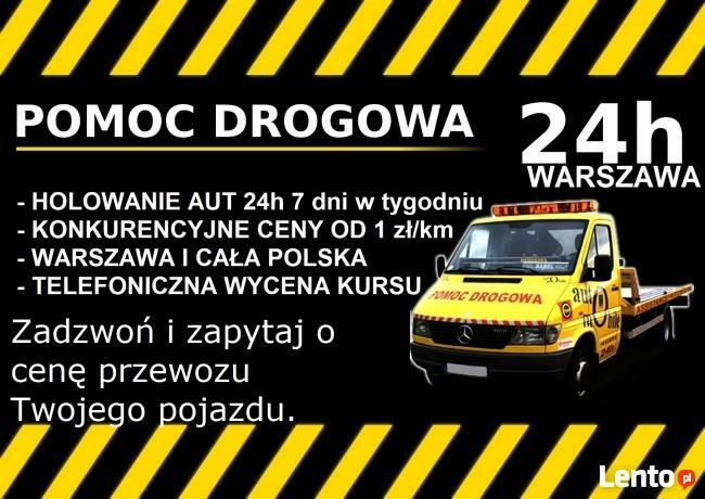 Pomoc drogowa - HOLOWANIE AUT - Warszawa/Polska - NAJTANIEJ