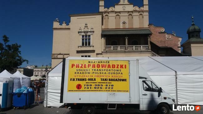 Najtańsze przeprowadzki Kraków Trans-Mila Tani transport