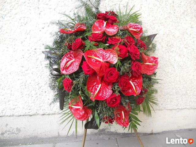 Wieńce i wiązanki pogrzebowe, stroiki na grób