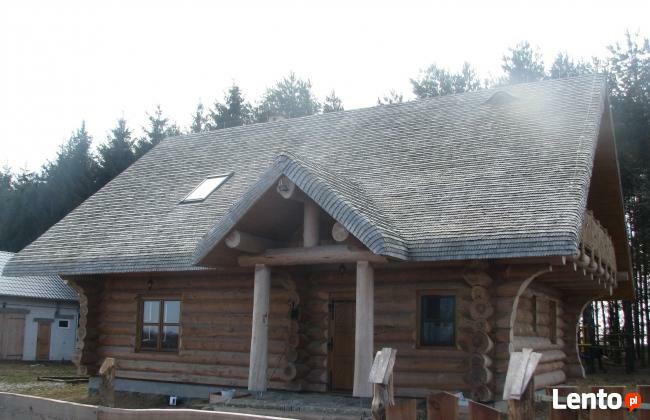 Drewniane elewacje i dachy z wióra osikowego, gont, wiór