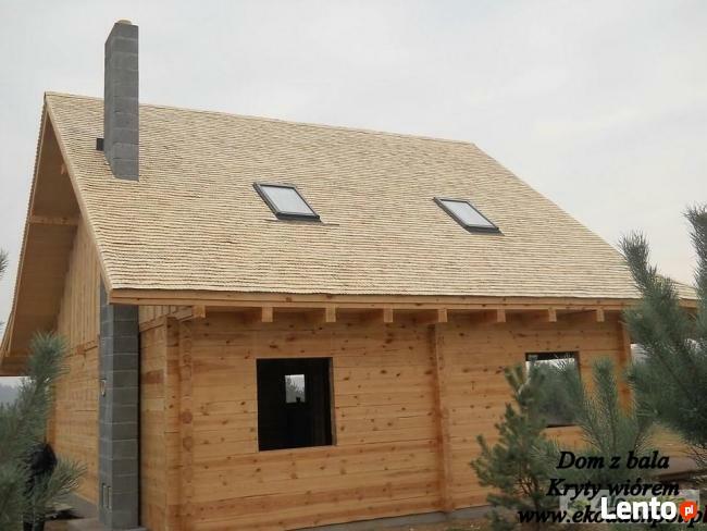 Drewniane elewacje i dachy z wióra osikowego, gont, wiór