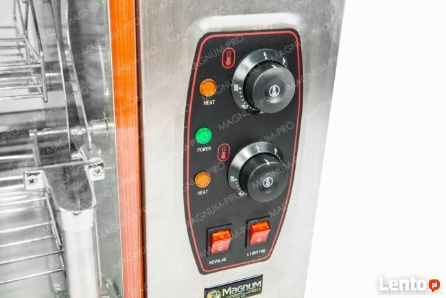 Rożen elektryczny 8-12 kurczaków 4,5kW ruchome kosze