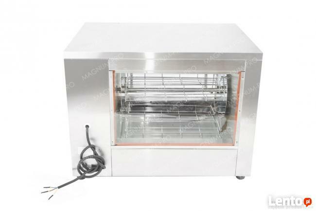 Rożen elektryczny 8-12 kurczaków 4,5kW ruchome kosze