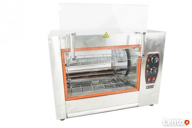 Rożen elektryczny 8-12 kurczaków 4,5kW ruchome kosze