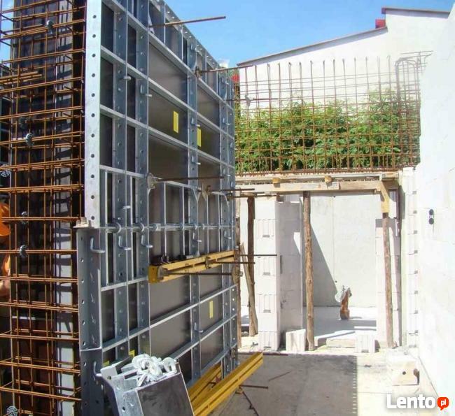 Szalunki ścienne, fundamentowe