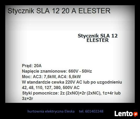 stycznik sla 7, sla 12, sla 16, sla 32, sla 63, sla 85