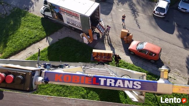 Pochyły wyciąg transportowy do przeprowadzek