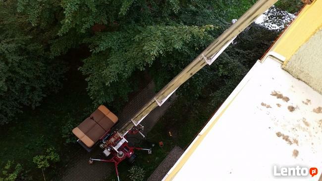 Pochyły wyciąg transportowy do przeprowadzek