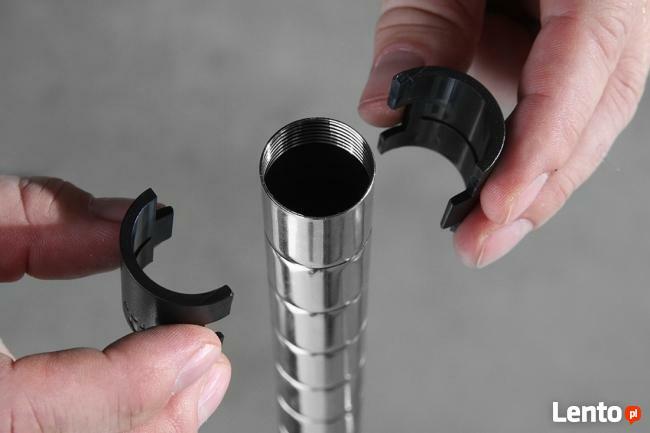 Regał gastronomiczny ażurowy 5 półek stal chromowana Hendi