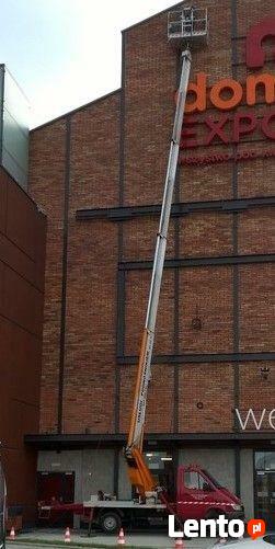 Podnośnik koszowy, zwyżka, montaż oświetlenia, wycinka drzew