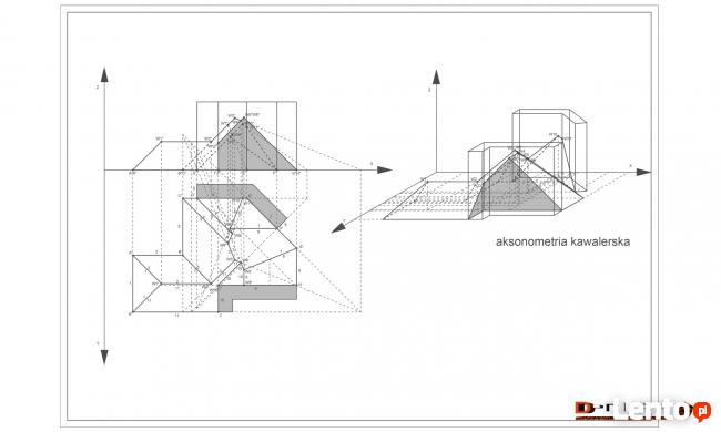 GEOMETRIA WYKREŚLNA - KOREPETYCJE, WYKONYWANIE RYSUNKÓW