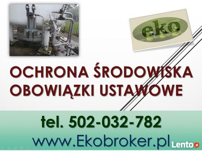 Rozliczenie opłat środowiskowych,raportu kobize,cena,Wroclaw