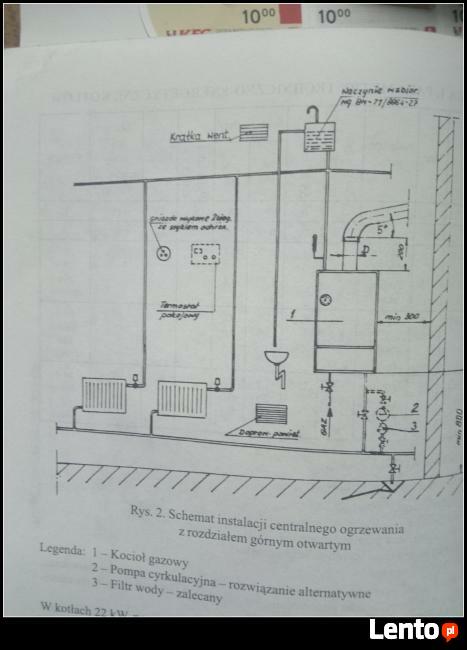 Kocioł grzewczy gazowy wodny niskotemperaturowy 17kW, 1800zł