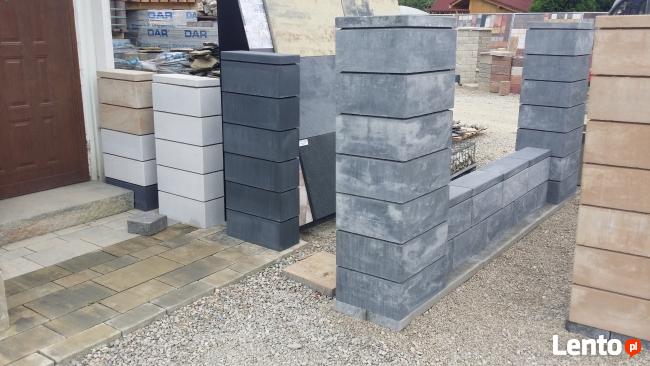 Ogrodzenia pustaki mur bloczki cj blok joniec libet tab bruk