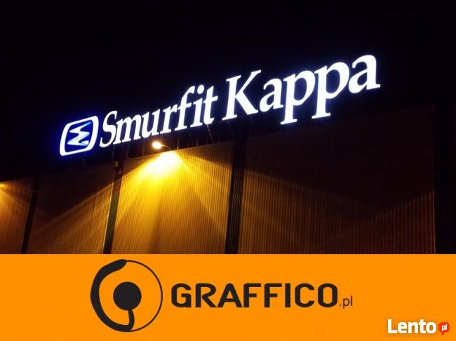 Litery led, litery podświetlane, reklamy świetlne, litery 3D