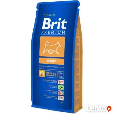 Brit Premium Sport karma dla aktywnych psów 15kg + GRATIS