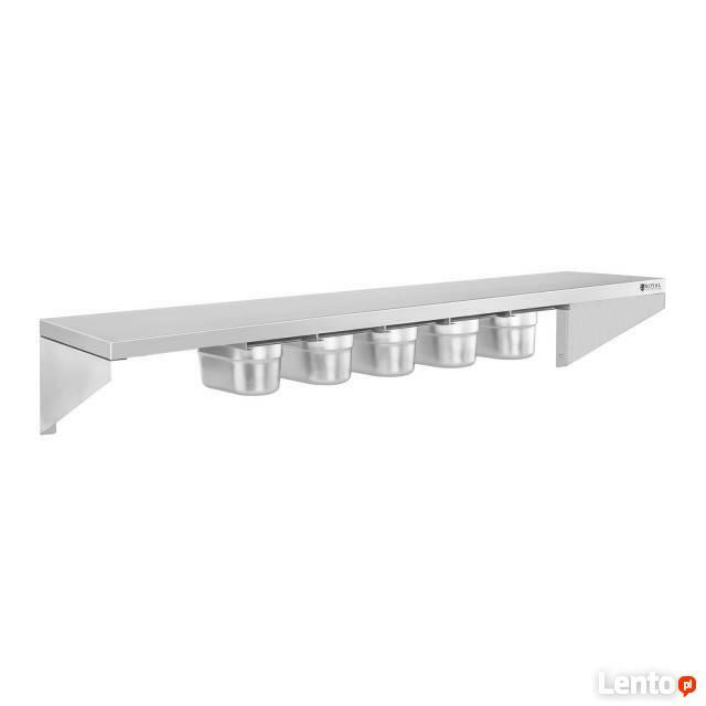 Pólka ze stali nierdzewnej + 5 x GN1/9