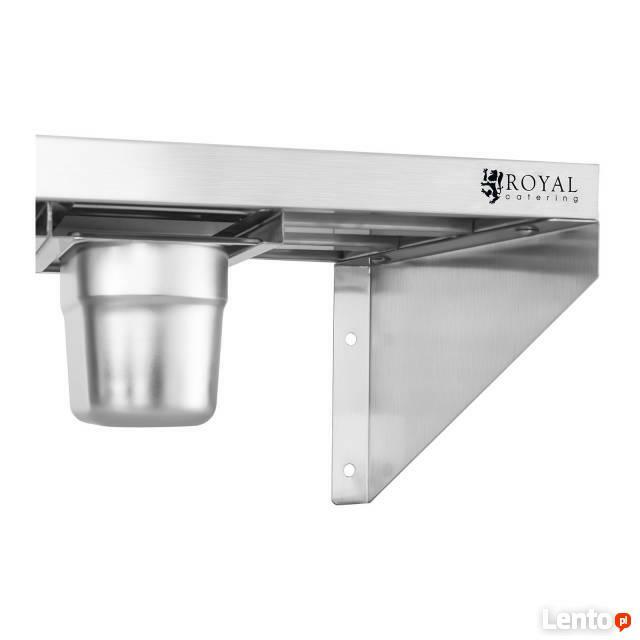 Pólka ze stali nierdzewnej + 5 x GN1/9