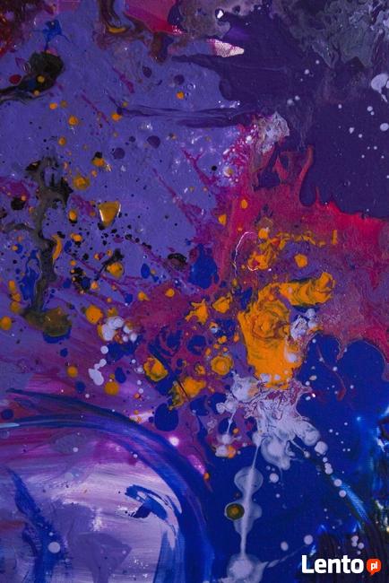 Akryl na płótnie,obraz "POLE MOŻLIWOŚCI" artystki A. Laube