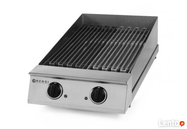 Grill wodny 3400 W GN1/1 2 termostaty szczotka Hendi