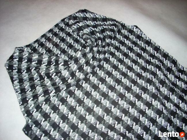 TUNIKA ciepła PEPITKA wełenka j NOWA 38 40 M L