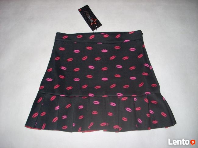 NEW YORKER spódnica Usta NOWA 32 34 mini