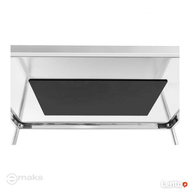 Wózek kelnerski transportowy 4 półki stal nierdzewna