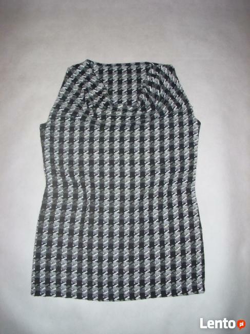 TUNIKA ciepła PEPITKA wełenka j NOWA 38 40 M L