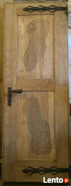 Drzwi drewniane - stylowe, rustykalne, rzeźbione