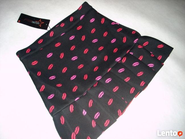 NEW YORKER spódnica Usta NOWA 32 34 mini