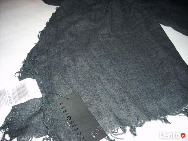 NEW YORKER męski Modny szal GRAFIT NOWY