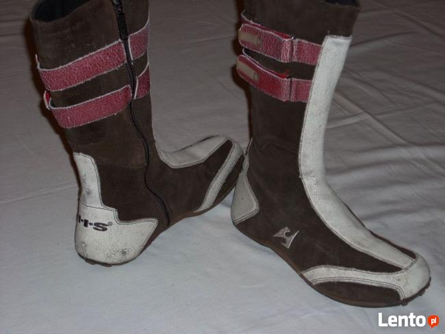 HIS kozaczki sportowe bokserki 38 38,5 vintage skóra