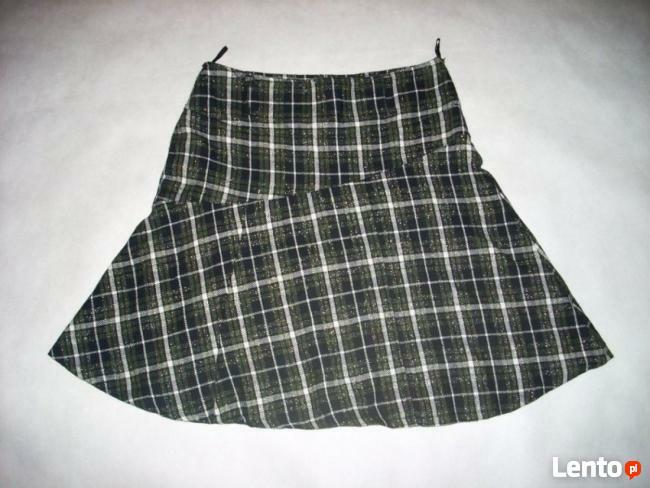 PIĘKNA spódnica SREBRNA nić 42 XL Krata