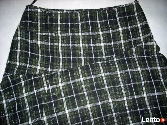 PIĘKNA spódnica SREBRNA nić 42 XL Krata