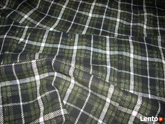 PIĘKNA spódnica SREBRNA nić 42 XL Krata