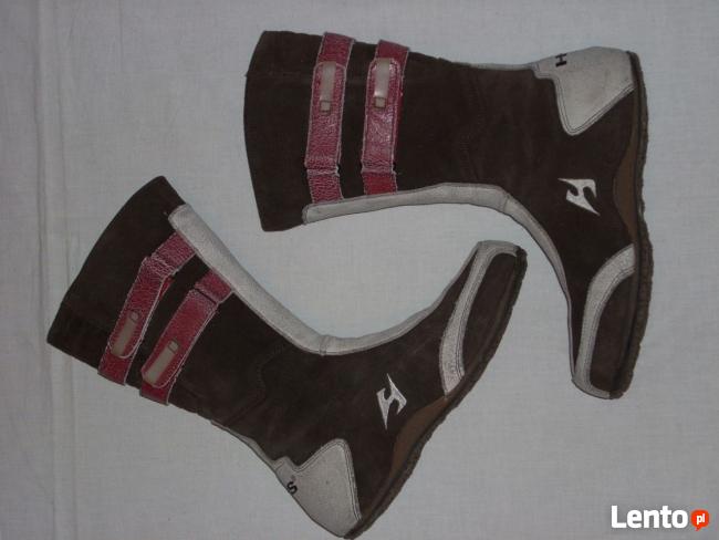 HIS kozaczki sportowe bokserki 38 38,5 vintage skóra