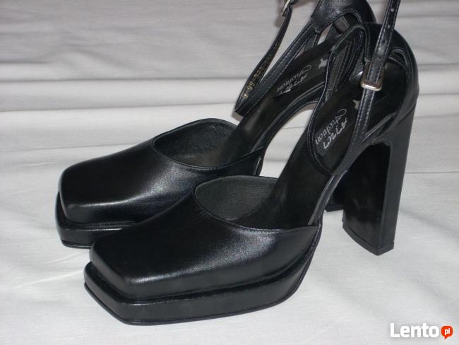 ATUT SKÓRZANE buty skóra NOWE 39 40 vintage