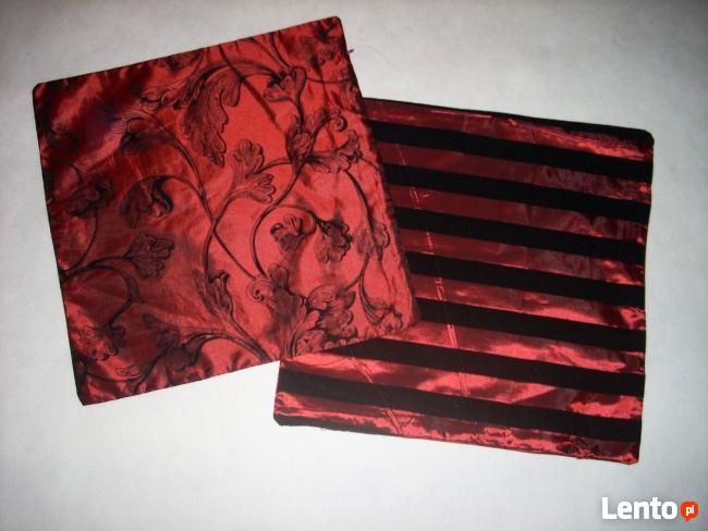 OZDOBNE Poszewki 45cm NOWE Eleganckie