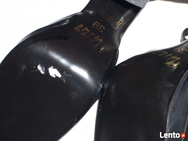 ATUT SKÓRZANE buty skóra NOWE 39 40 vintage