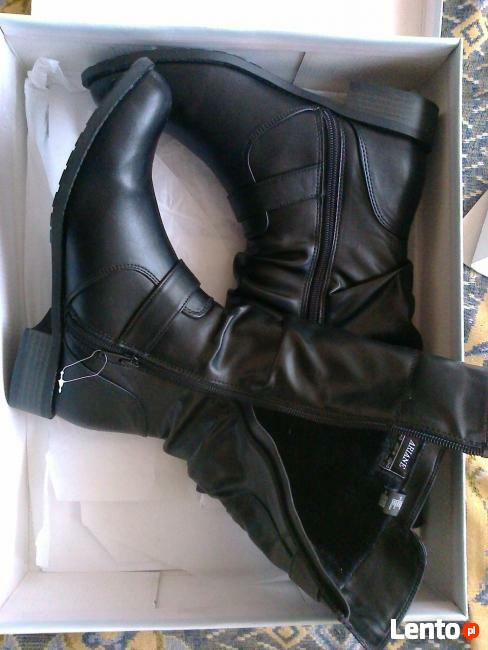 Czarne kozaki Deichamnn