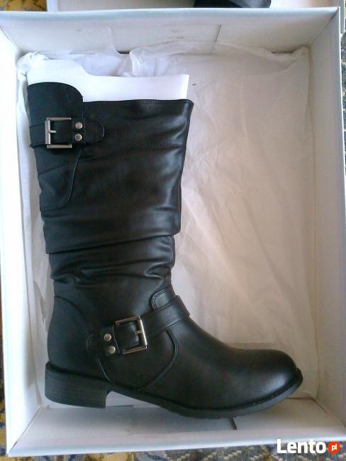 Czarne kozaki Deichamnn