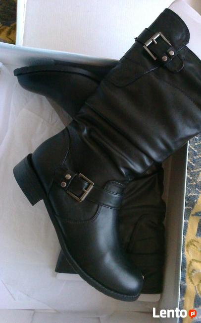 Czarne kozaki Deichamnn