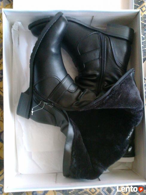 Czarne kozaki Deichamnn