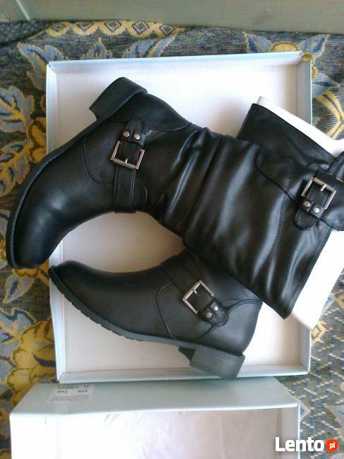 Czarne kozaki Deichamnn