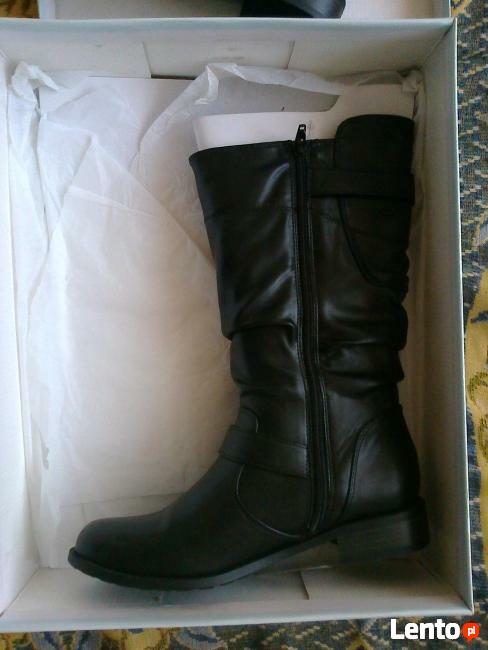 Czarne kozaki Deichamnn