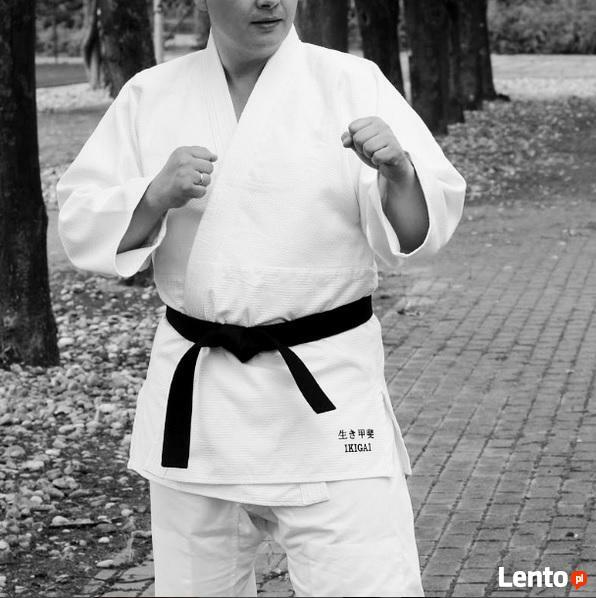 KIMONO BAWEŁNA BAMBUSOWA DO JUDO KARATE JUJITSU